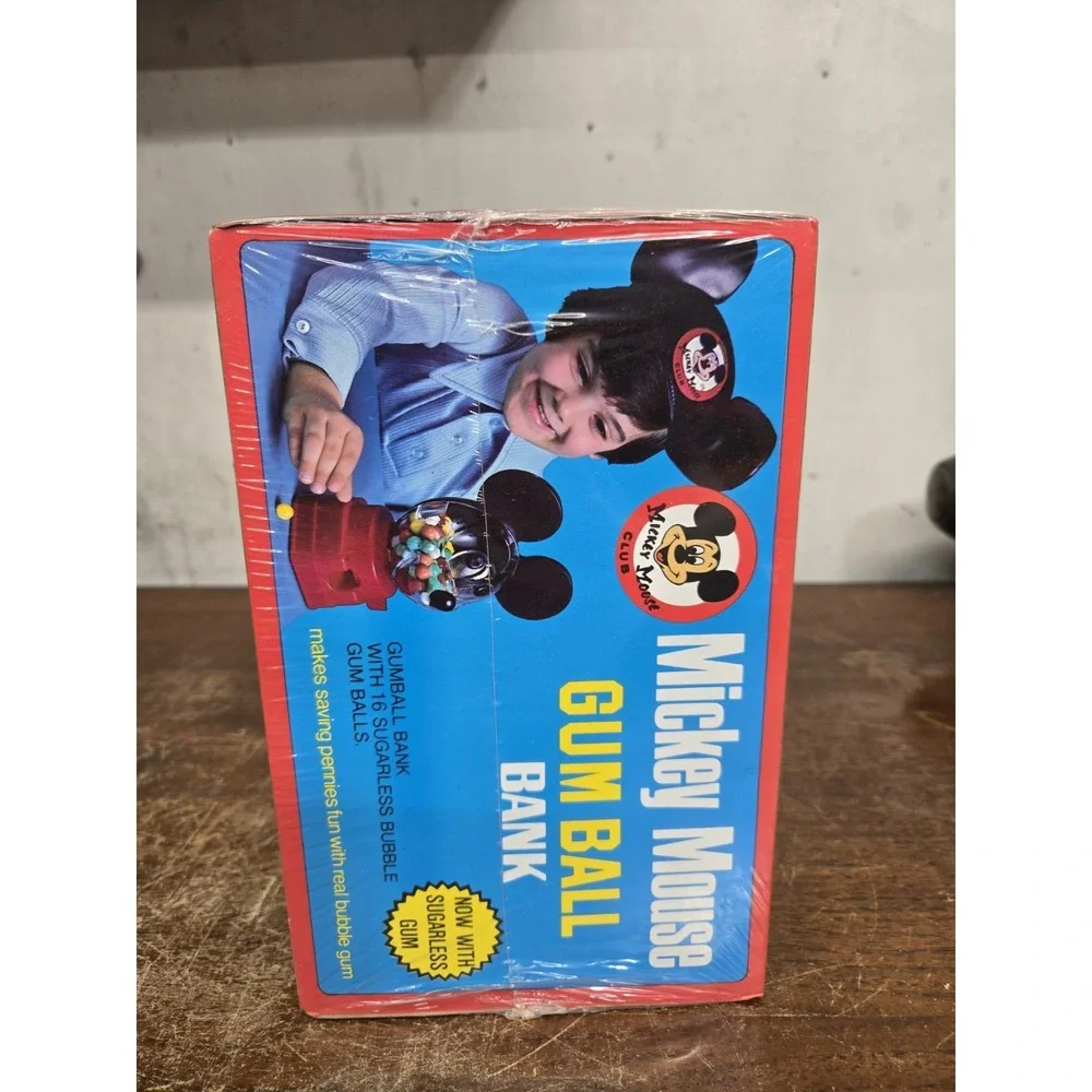 Vintage Hasbro Mickey Mouse Gum Ball Bank 5190 Disney NEW Factory Sealed
